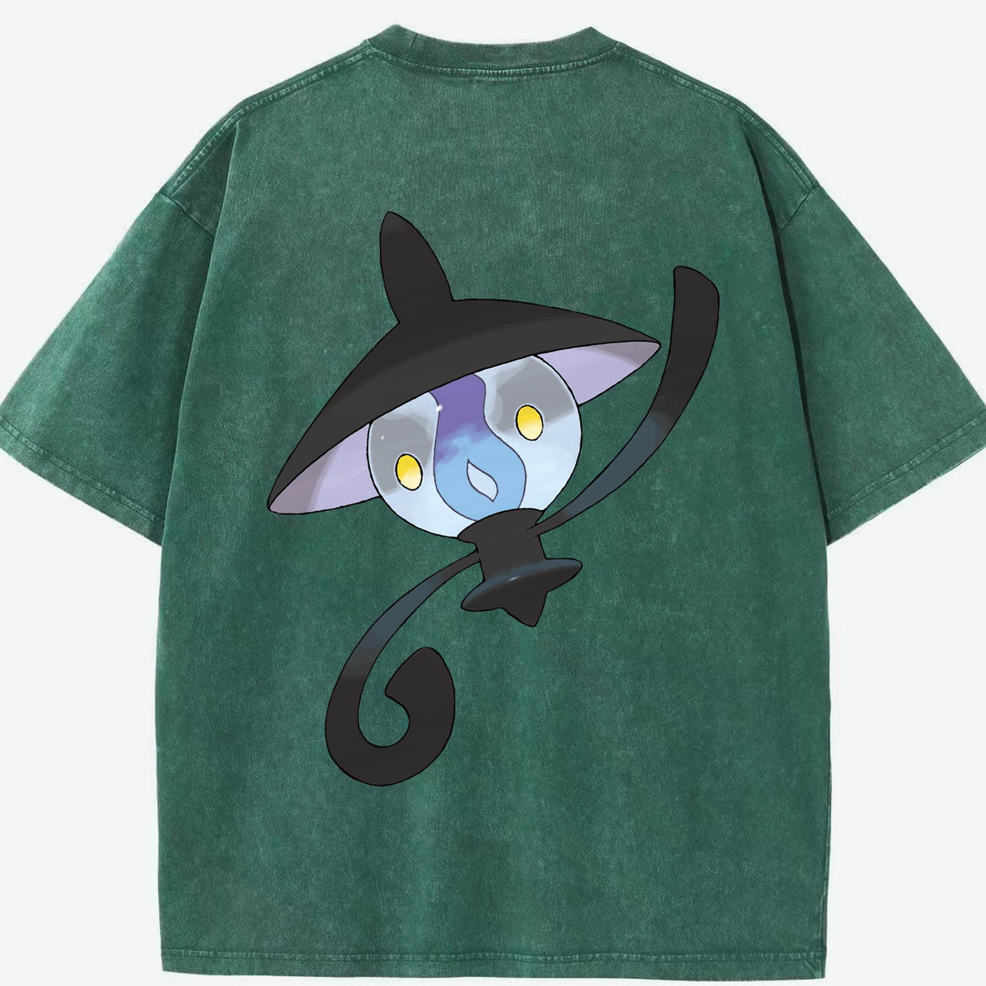 （画像用） ポケットモンスター Pokémon 綿100% ヴィンテージ風 半袖Tシャツ（背面プリント）